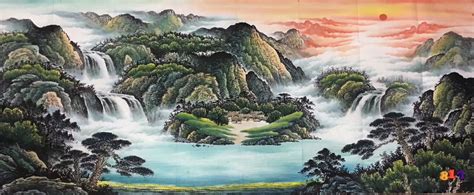 山水画 风水|有太阳的山水画风水禁忌 – 家中挂画的禁忌